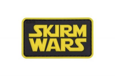 101 Inc PVC Velcro Patch "Skirm Wars" (Yellow)