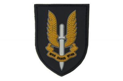 101 Inc PVC Velcro Patch "Who Dares Wins"