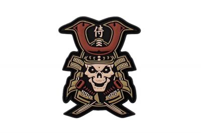 101 Inc PVC Velcro "Samurai Skull"