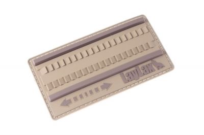 Laylax (Satellite) Hayamaki Fast Winding PVC Velcro Patch (Tan)