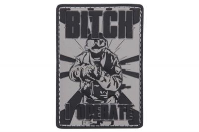101 Inc PVC Velcro Patch "Bitch I Operate"