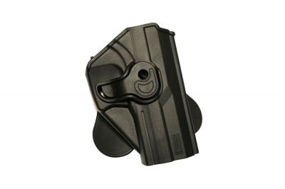 Amomax Rigid Polymer Holster for USP & GTP-9 (Black)