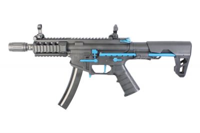 King Arms AEG PDW 9mm SBR Shorty (Black & Blue) - Limited Edition