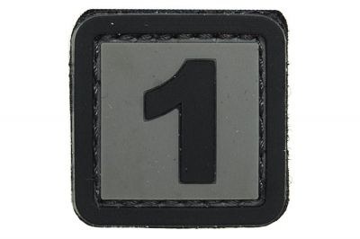 101 Inc PVC Velcro Patch "1"