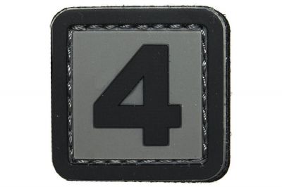 101 Inc PVC Velcro Patch "4"