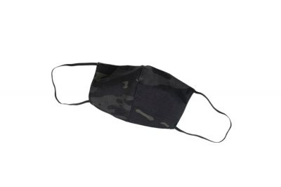 TMC Camo Face Covering (Black MultiCam)