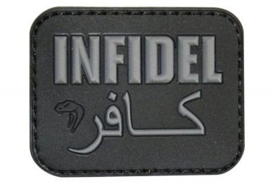 Viper Velcro PVC Morale Patch "Infidel" (Black)