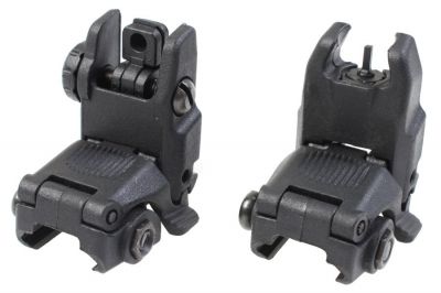 101 Inc BUS Flip-Up Sight Set (Black)