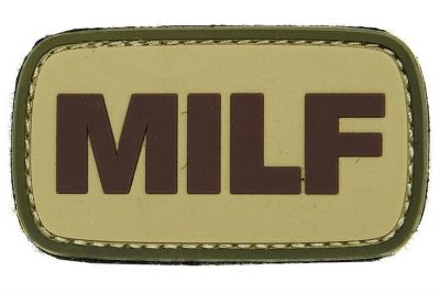 101 Inc PVC Velcro Patch "MILF"
