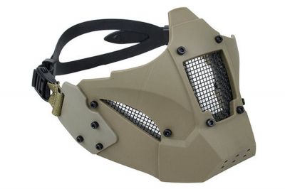 TMC Half Face Mask with Fast Helmet Adaptors (Khaki)