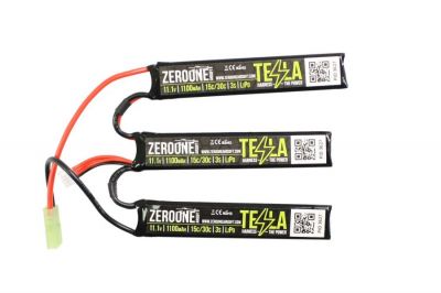 ZO Tesla Battery 11.1v 1100mAh 15C LiPo (Triplet)