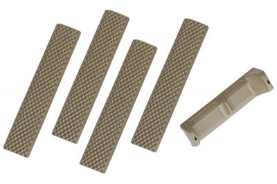 G&P KeyMod Handguard Finger Stop Set (Tan)