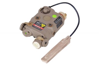 Matrix PEQ-15 Red Laser & LED Illuminator with Pressure Switch (Dark Earth)