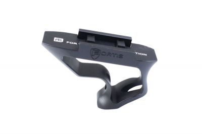 PTS 'Fortis Shift' CNC Aluminium Angled Grip for RIS (Black)