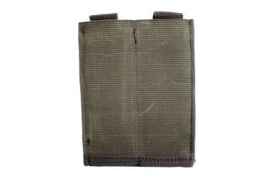 101 Inc MOLLE Elastic Double Pistol Mag Pouch (Olive)
