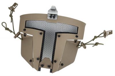 TMC Spartan Face Mask for Fast Helmets (Dark Earth)