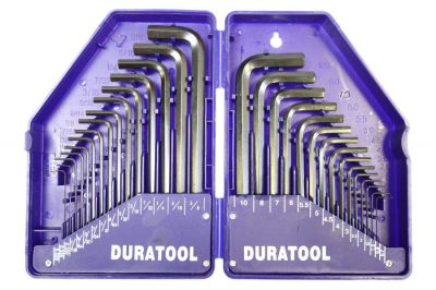 Duratool 30 Piece Hex Key Set