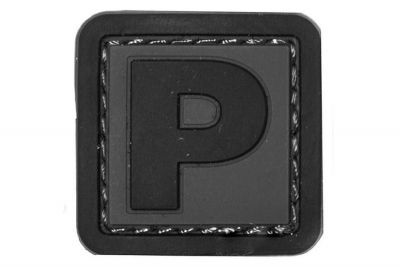 101 Inc PVC Velcro Patch "P"
