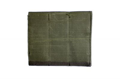 101 Inc MOLLE Elastic Triple Pistol Mag Pouch (Olive)