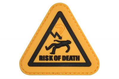 Viper Velcro PVC Morale Patch "Risk Of Death"