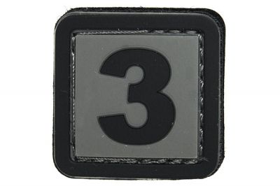 101 Inc PVC Velcro Patch "3"