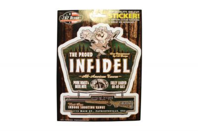 7.62 Design Sticker 'The Proud Infidel'