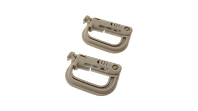 ZO Grimloc Carabiner (Pack of 2) (Tan)