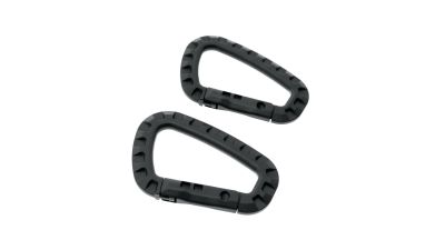 ZO Tactical Carabiner (Pack of 2) (Black)