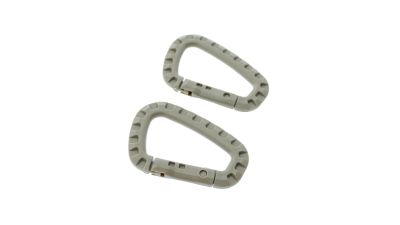 ZO Tactical Carabiner (Pack of 2) (Tan)