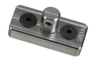 Speed Airsoft Sling Swivel Stud/Bipod Adaptor for KeyMod (Silver)