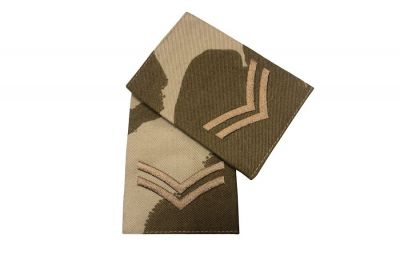 Rank Slide Pair (Desert DPM) - Cpl