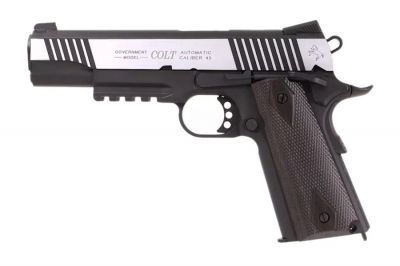 KWC/Cybergun CO2BB Colt 1911 Rail Gun (Dual Tone)