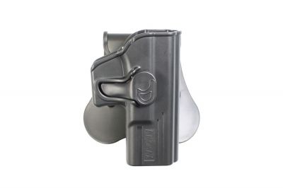 Amomax Rigid Polymer Holster for GK19/23/32 (Black)