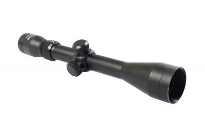 Luger 3-9x40 Scope with High Mount Rings