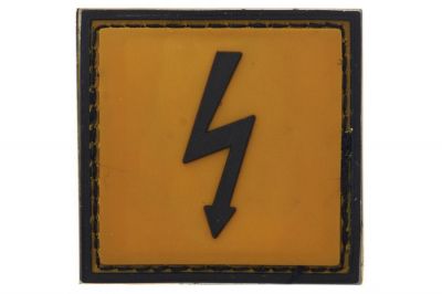 101 Inc PVC Velcro Patch "High Voltage"