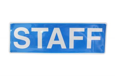 ZO VizMax Pro Reflective Staff Badge Large