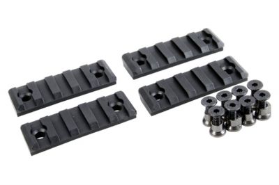 EB Polymer 20mm Rail Set for KeyMod (Black) 5 Slots