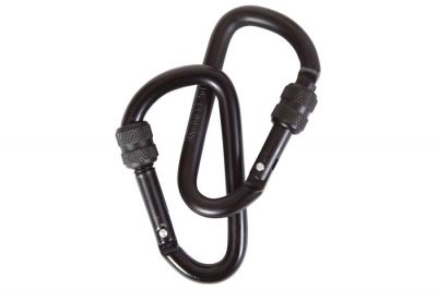 Web-Tex Locking Carabiner 8mm Set of 2