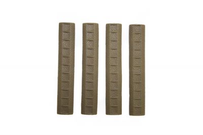 APS KAC Rubber Rail Covers for RIS (Dark Earth)