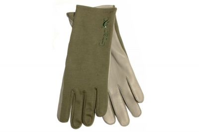G-Tac Nomex Flight Gloves (Olive) - Size Extra Large