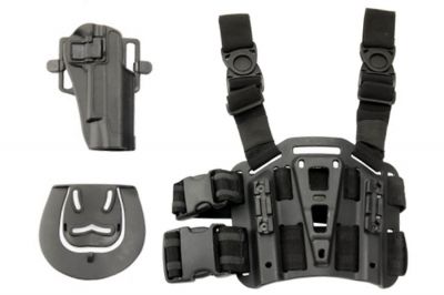 Weekend Warrior CQC Holster & Leg Platform for Colt 1911 (Black)