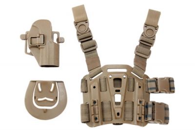 Weekend Warrior CQC Holster & Leg Platform for USG Compact (Coyote Tan)