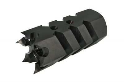 King Arms Flash Suppressor 14mm CCW Tromix Shark
