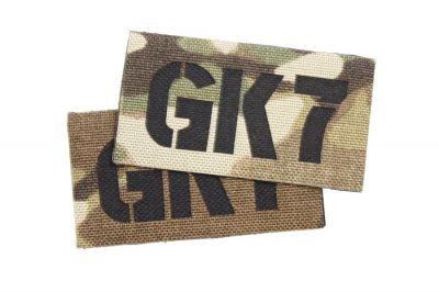 TMC Seal Team Callsign Velcro Patch Set (MultiCam) GK7
