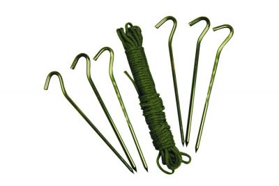 Web-Tex Ultralight Shelter Peg Set